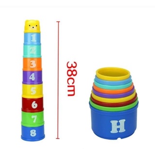 Đồ chơi xếp cốc nhựa