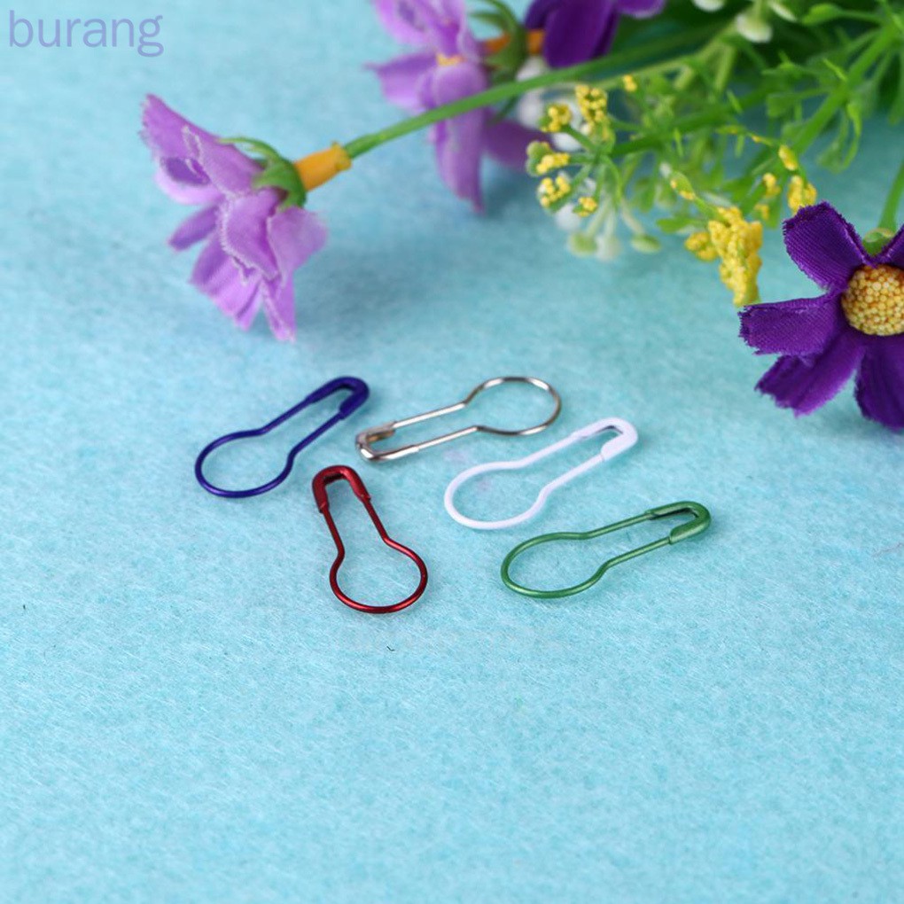 Bộ 100/1000 cái ghim quần áo hình quả bầu nhiều màu bắt mắt