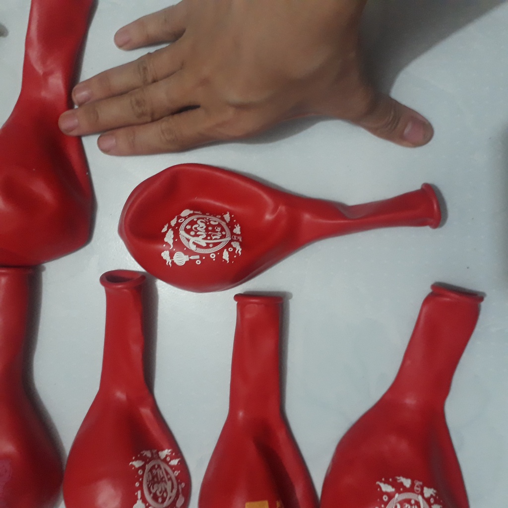 Bong Bóng To Dày In Chữ Ngày Tết Chúc mừng Năm Mới