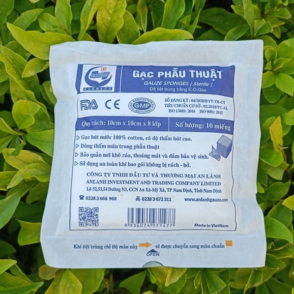 Gạc đắp mặt nạ, gạc phẫu thuật hút nước dùng trong spa