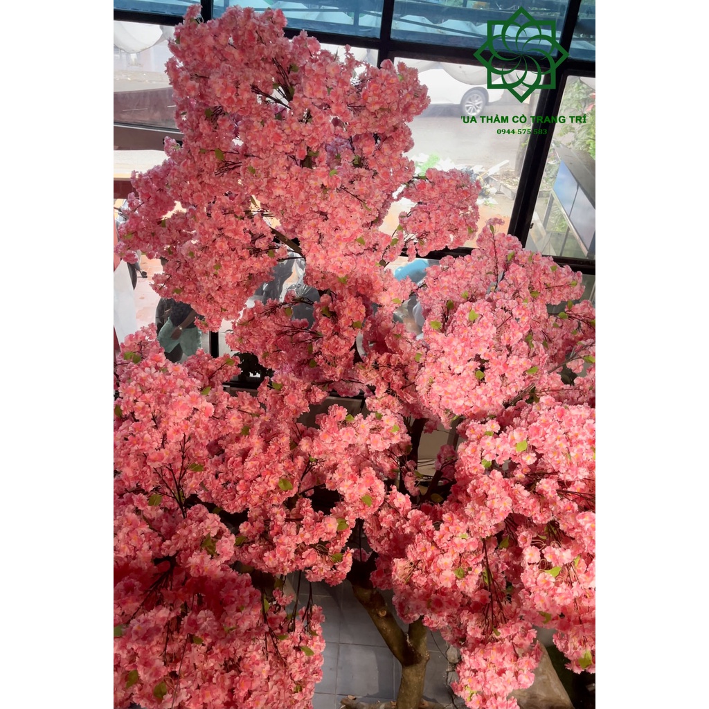 Hoa Đào nhựa trang trí cao cấp