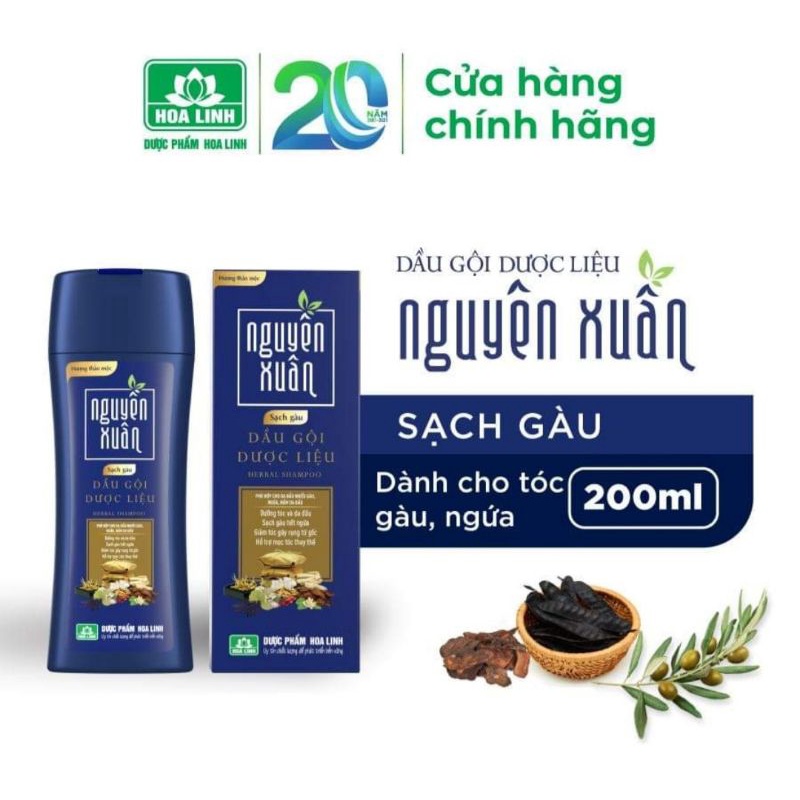 Dầu gội dược liệu Nguyên Xuân Bồng Bềnh 200ml/ 250ml/ 350ml +35ml - Ngát hương hoa, phù hợp với da đầu dầu.