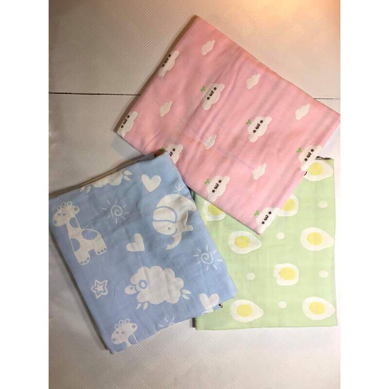 Khăn Tắm Sợi Tre Lee Lee Kid 4 Lớp Bo Viền
