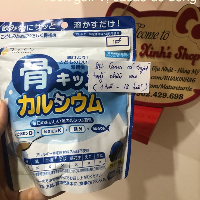 Bột Canxi cá tuyết Fine Japan