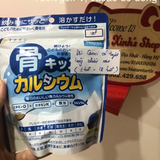 Bột Canxi cá tuyết Fine Japan