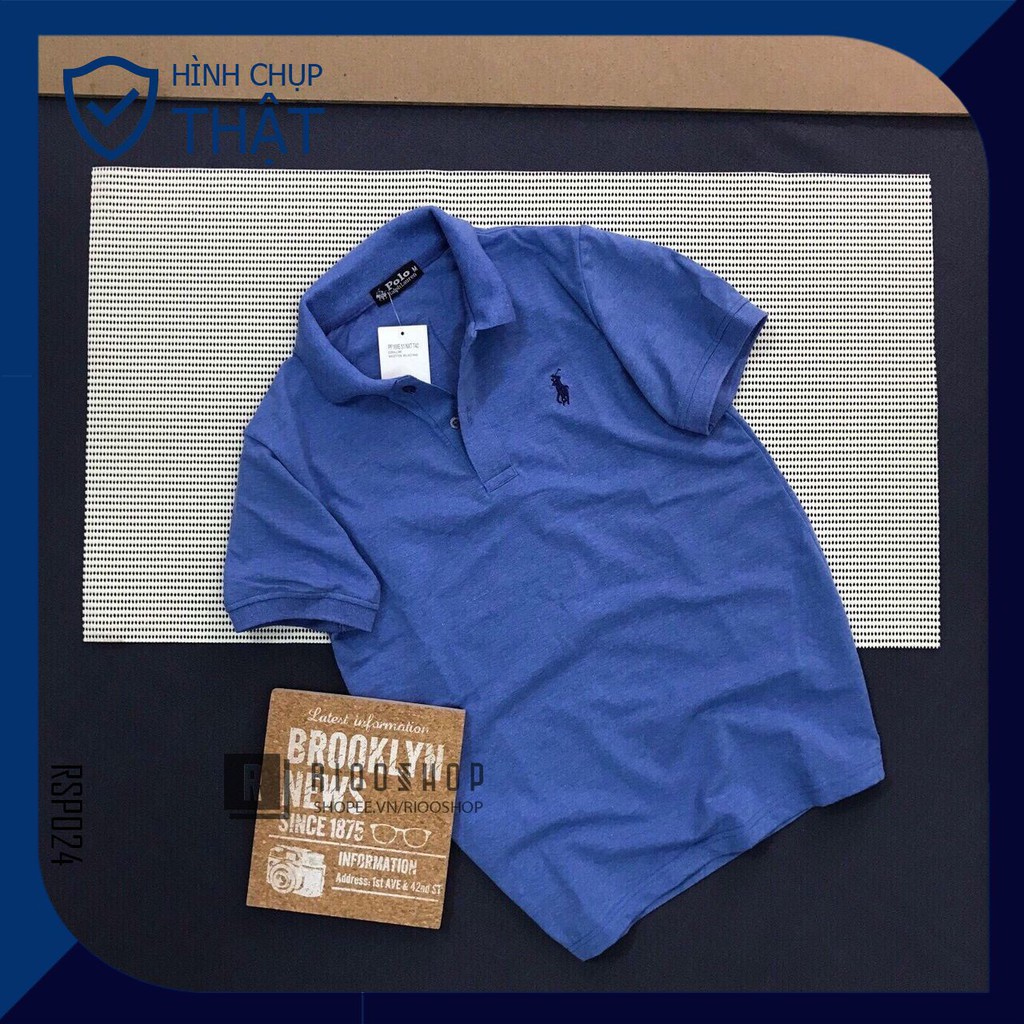 Áo thun polo có cổ cao cấp RL nhiều màu mới RSP024 có size lớn big size xxl Riooshop | BigBuy360 - bigbuy360.vn