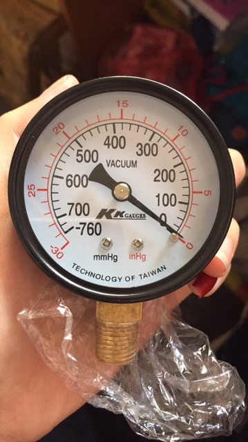 Đồng hồ đo áp suất nước, hơi, khí nén chân đồng phi 63, 100, 40mm