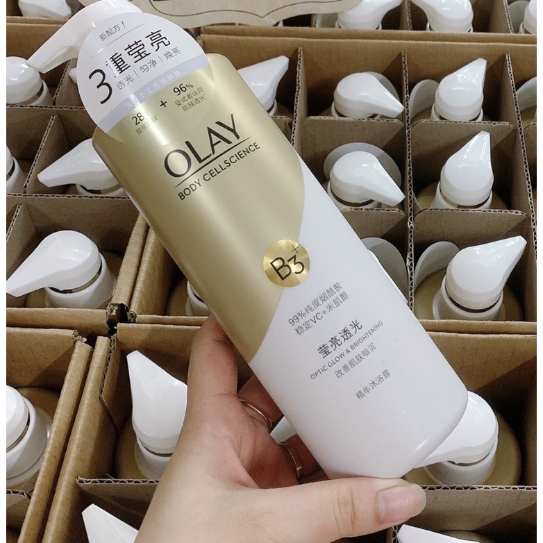 Olay sữa tắm làm sạch và làm sáng da Vitamin B3 + C + Niacinamide Olay Hàng NĐ Trung - Dược Mỹ phẩm Derma Touch
