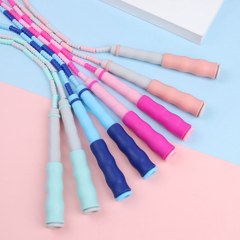 Dây nhảy tập thể dục bằng thiết kế đốt tre nhiều màu sắc có thể điều chỉnh cho người lớn và trẻ em