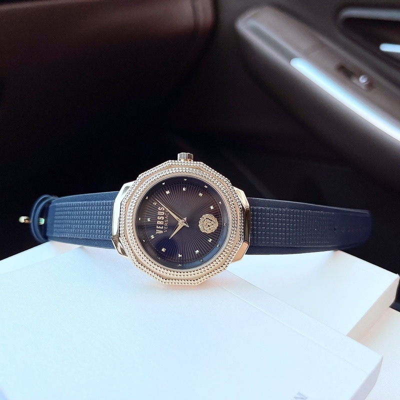 Đồng hồ nữ Versus dây da, mặt 37mm