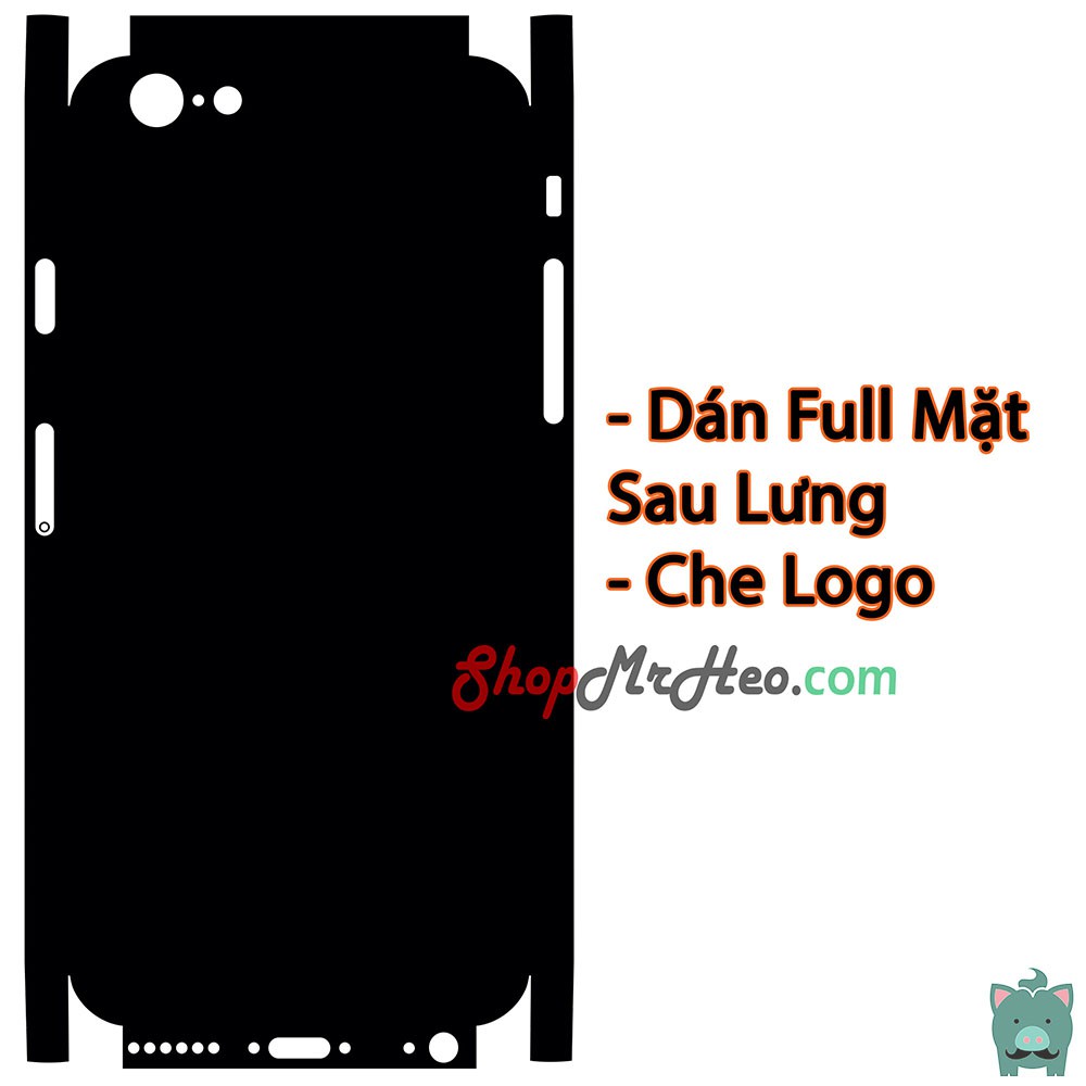 (Mua 1 tặng 1) Skin Dán Mặt Sau Lưng Full Cạnh Iphone 6s, Iphone 6s Plus