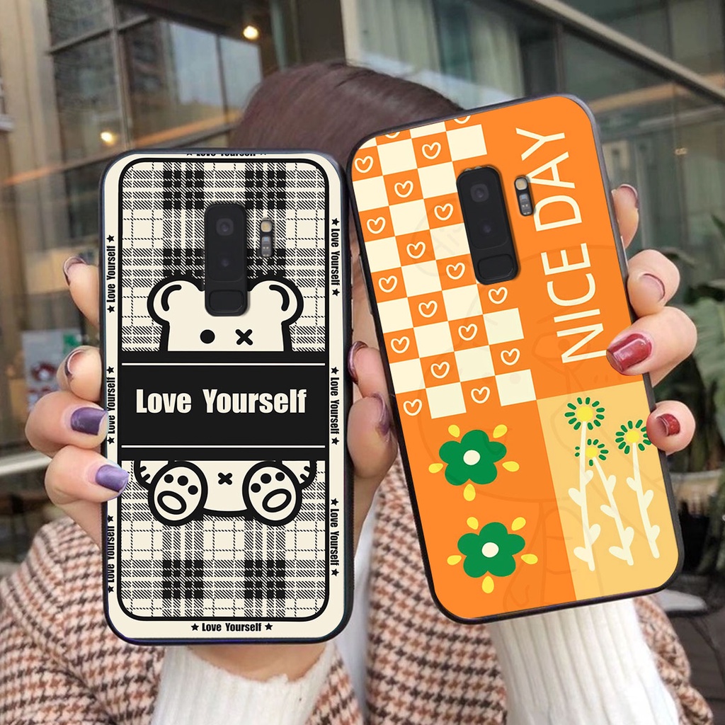 Ốp lưng Samsung S9 / S9 PLUS happy day, gấu bear dễ thương - BỀN - ĐẸP -BAO GIÁ TOÀN THỊ TRƯỜNG