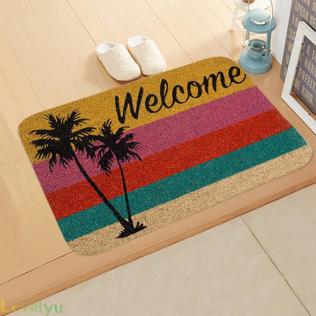 Thảm Chùi Chân Hình Chữ Welcome 40x60cm