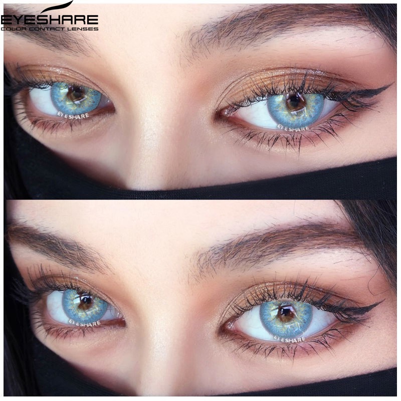 Kính áp tròng màu nâu EYESHARE phong cách Ai Cập 14-14.5MM