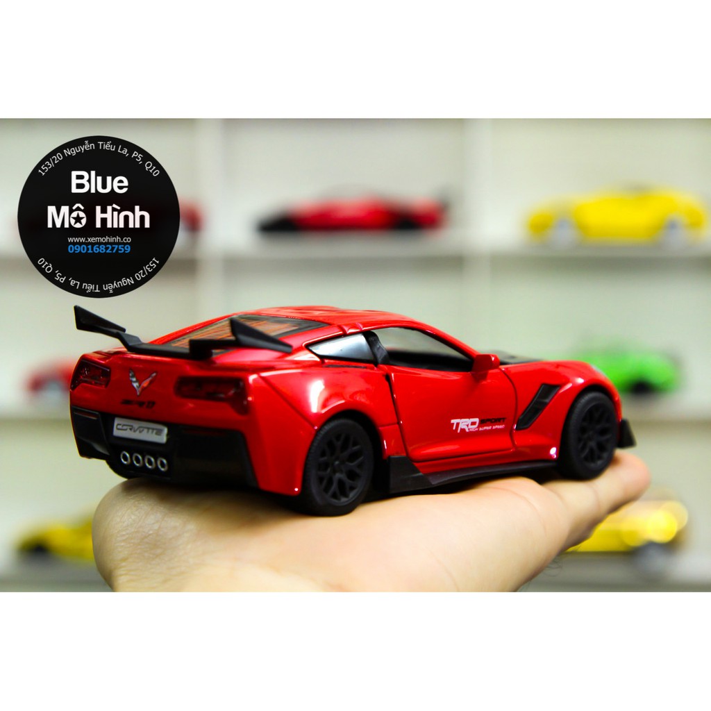 Blue mô hình | Xe mô hình Chevrolet Corvette 1:32