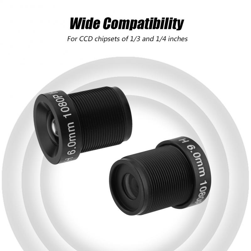 [1BUY]Ống kính 2 Million Pixels 6mm chuyên dụng cho máy quay CCTV