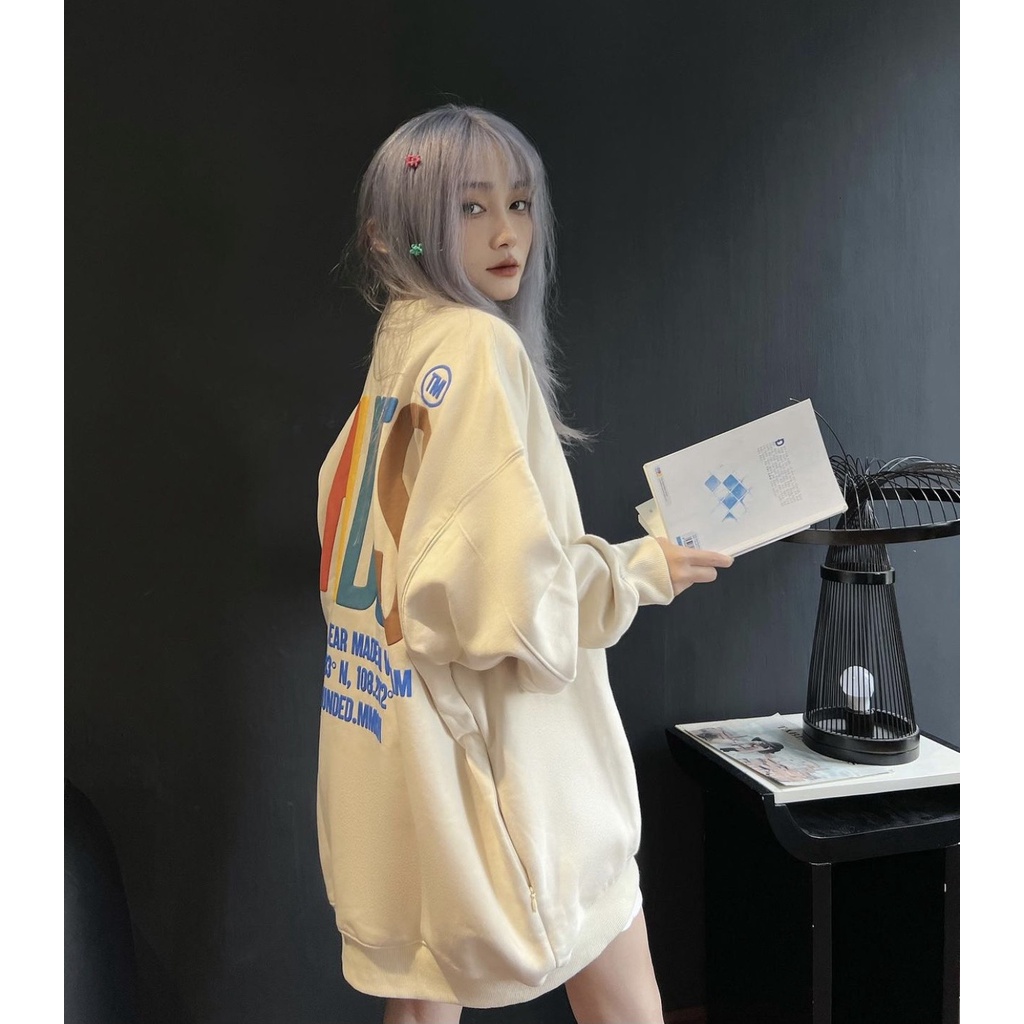 Áo nỉ sweater, áo khoác nỉ cổ tròn HADES