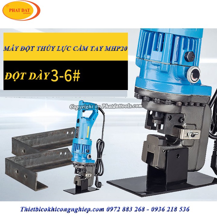 Máy đột thủy lực chạy điện cầm tay  MHP-20