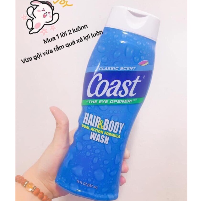 ✨Sữa Tắm Gội Coast For Men Mỹ✨