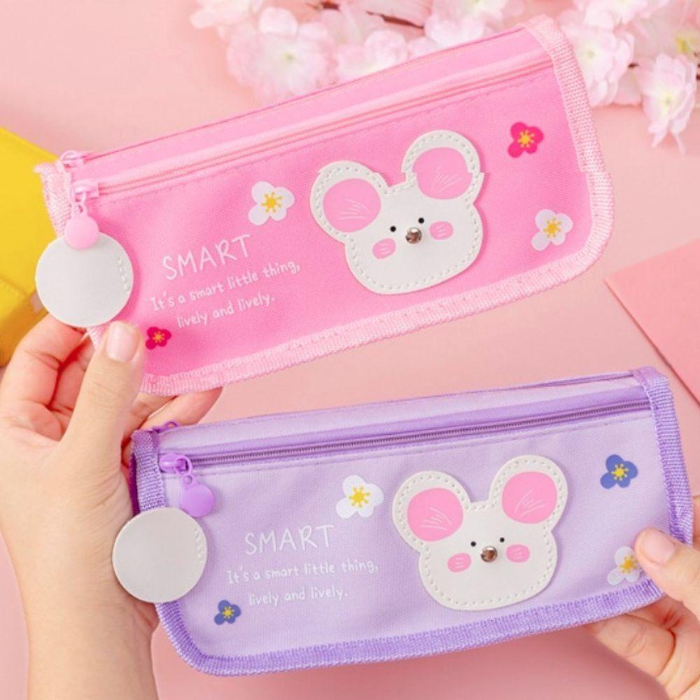 Túi Đựng Bút Hình Chuột QUINTON Dễ Thương Phong Cách Hàn Quốc