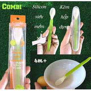 THÌA ĂN KÈM HỘP COMBI MÀU XANH- NHẬT