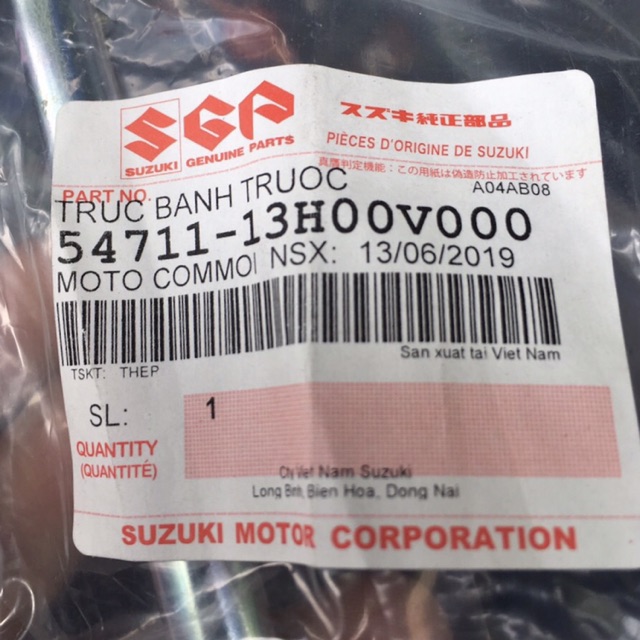 Trục cốt bánh trước + sau Suzuki Viva fi/ Axelo ..