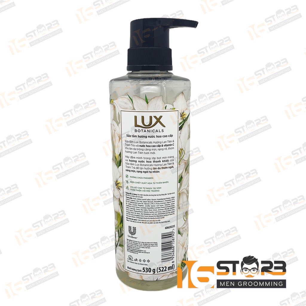 Sữa Tắm Lux Botanicals Hương Nước Hoa 530g