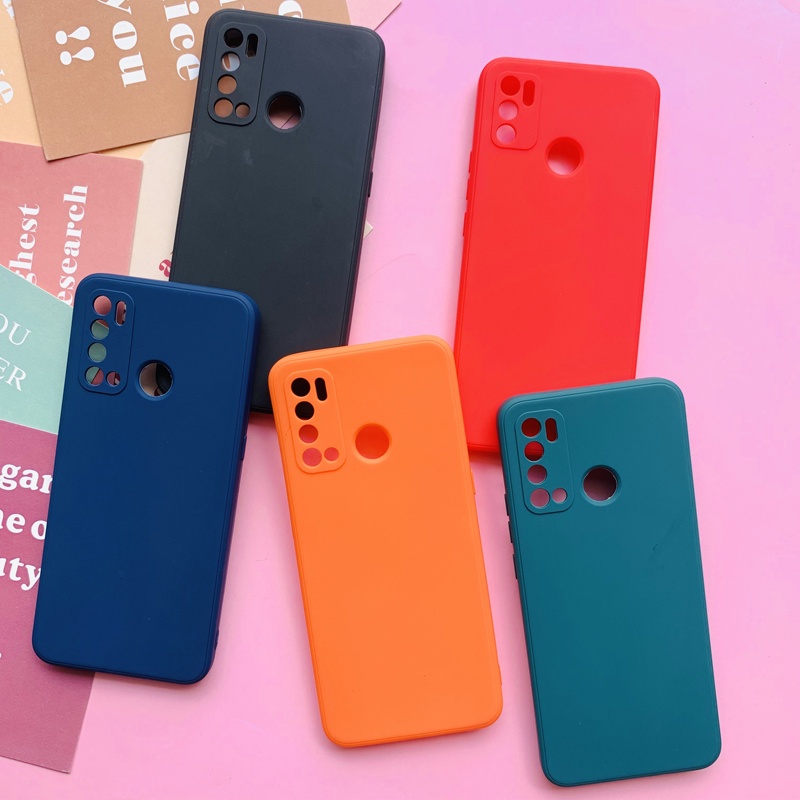 Ốp lưng Tecno POUVOIR 4 / POUVOIR4 Pro / LC7 Vỏ silicon lỏng + Phim kính cường lực