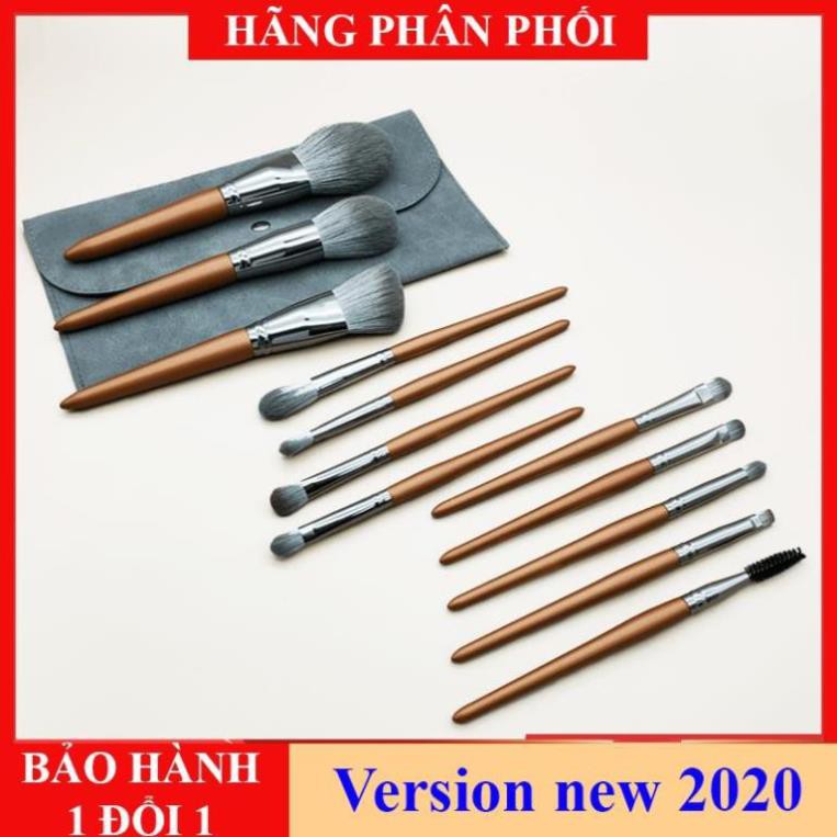 ✔️ Flash sale -  Set 12 cọ NOXBEAUTY đánh phấn trang điểm mắt tiện dụng chất lượng cao, kèm bao đựng