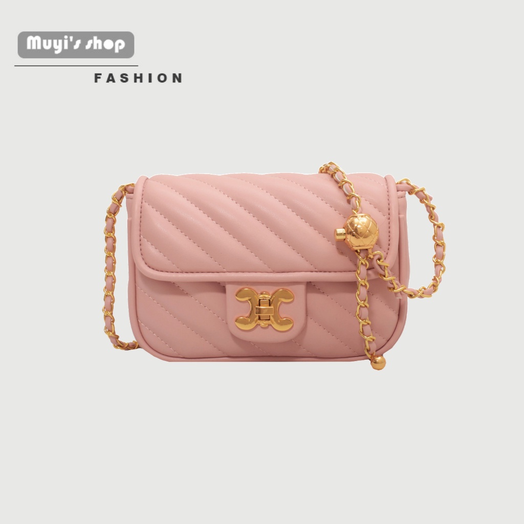 Túi Đeo Chéo Hình Vuông Cỡ Nhỏ Phối Dây Đeo Sợi Xích Kiểu Hàn Quốc Thời Trang Mùa Hè Hàng Mới 2022 Dành Cho Bạn Nữ