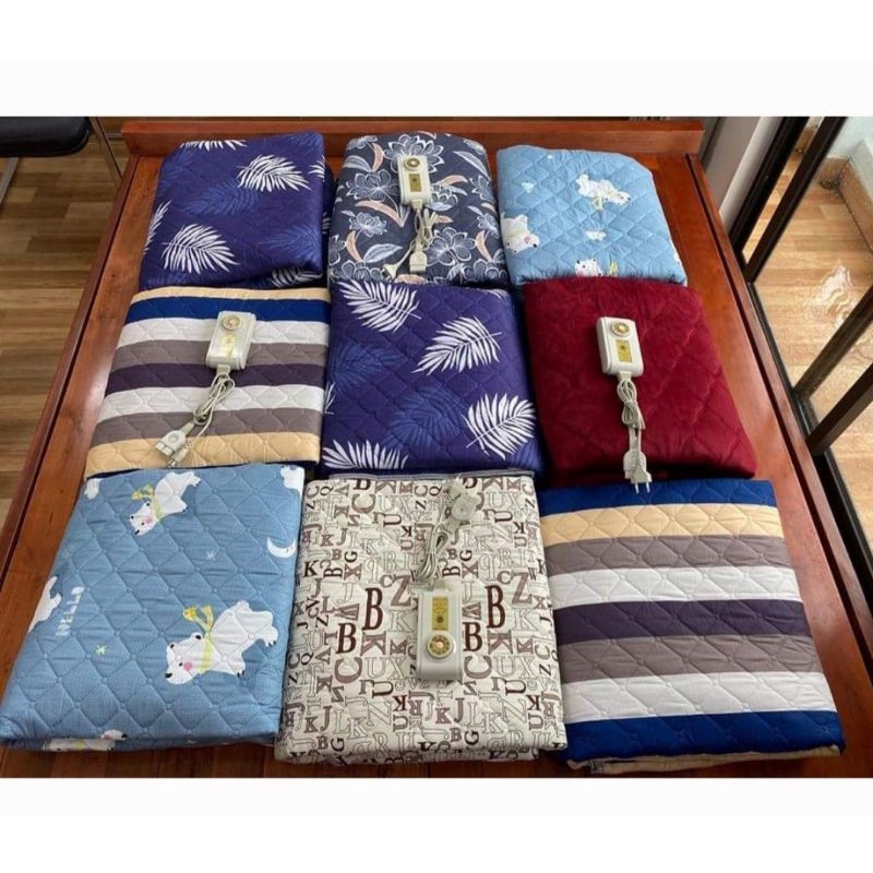 CHĂN ĐIỆN VẢI COTTON HÀN QUỐC 1m35×1m8