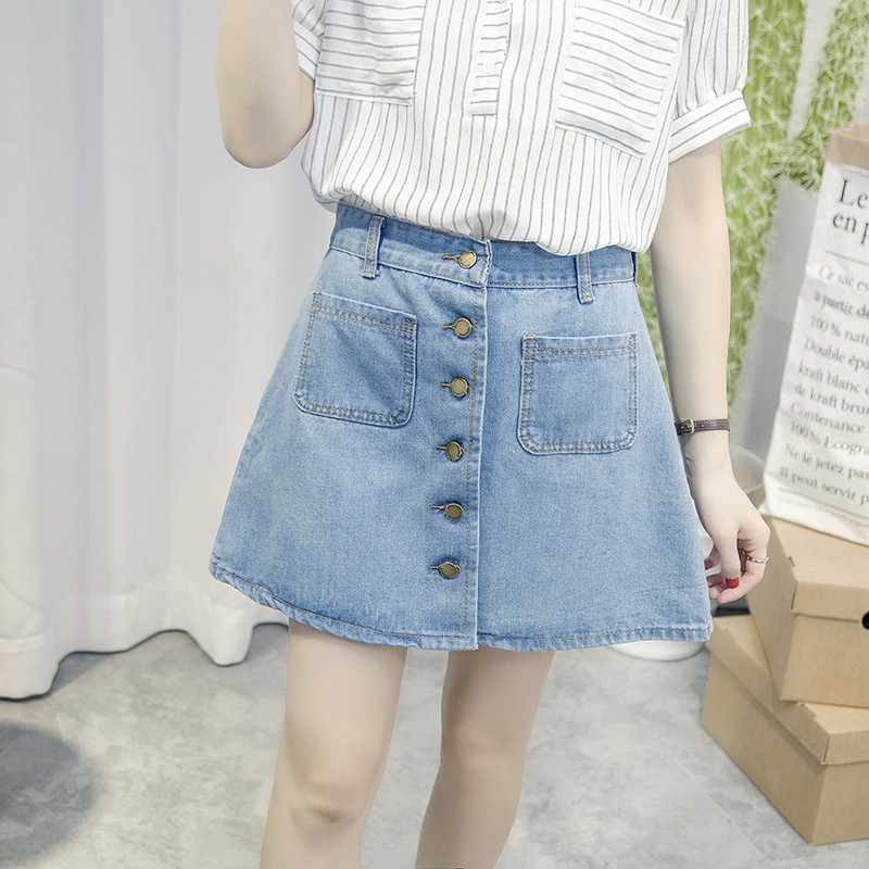 [SẴN] Chân váy Jeans chữ A Ulzzang Quảng Châu VJN3 | BigBuy360 - bigbuy360.vn
