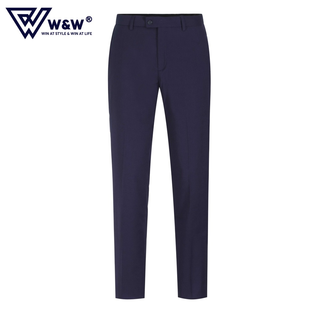 Quần Tây Nam W&amp;W Dáng Slim Fit Chất Vải Cao Cấp, Bền Màu, Mềm Mại, Thông Thoáng, Chuẩn Form Ngay Cả Khi Giặt Máy WLP05