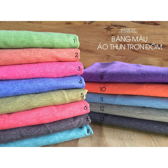 Áo thun trơn đốm unisex AGE2X | BigBuy360 - bigbuy360.vn