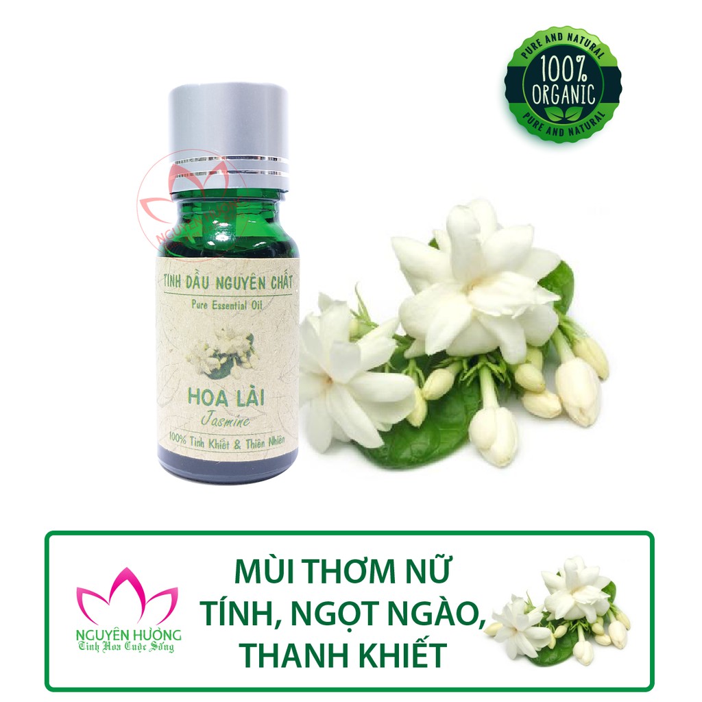 Tinh dầu Hoa Lài Cao cấp (hoa nhài) Nguyên Hương / Có kiểm định | Thế Giới Skin Care