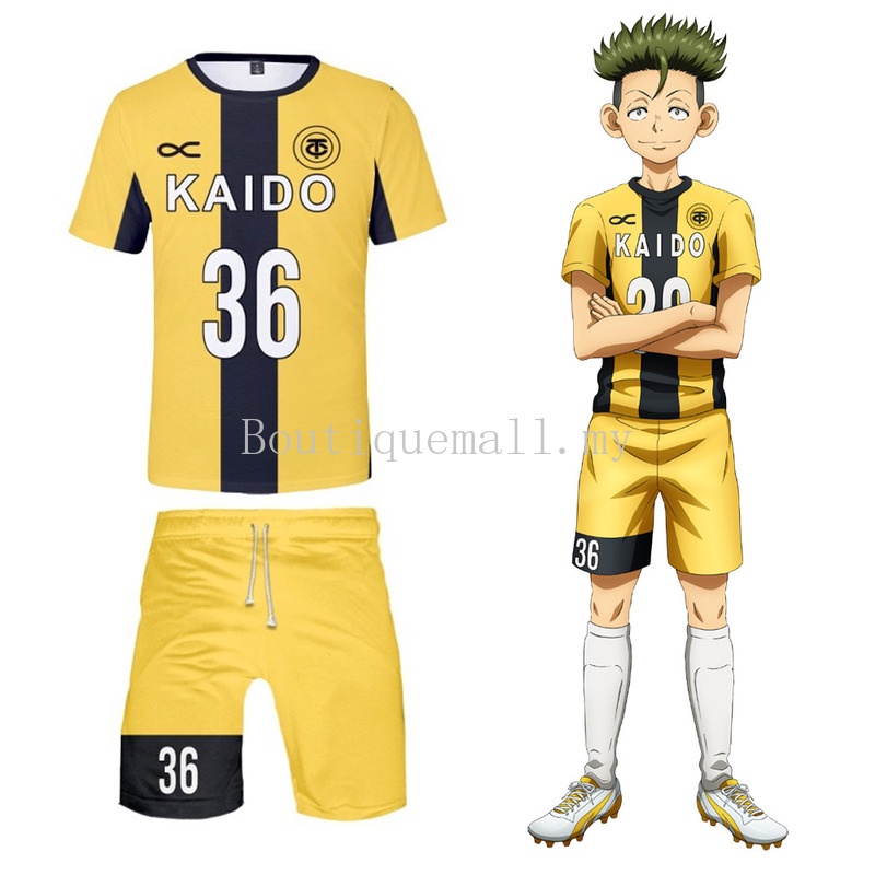 Áo Thun Thể Thao Cosplay Nhân Vật Anime Tokyo City Esperion FC Yuma Motoki Tee A-Team No.33