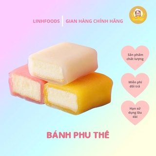 [ĐỦ 4 VỊ] Bánh Phu Thê Bông Lan Mochi Đài Loan Mềm, Dẻo