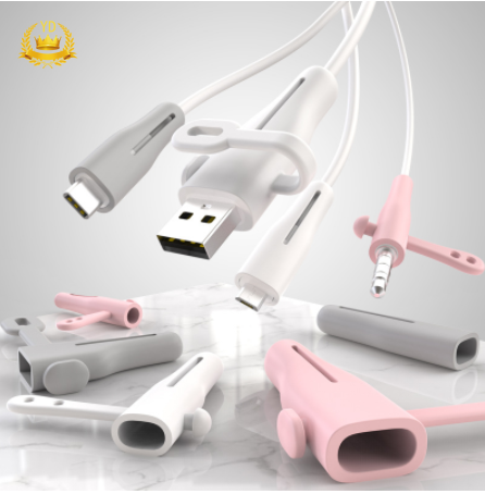 Phụ Kiện Bảo Vệ Đầu Dây Cáp Chống Đứt Bằng Silicone Tiện Dụng