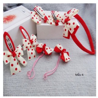 Set 7 món cài tóc ,kẹp tóc,bờm tóc cho bé đáng yêu luôn
