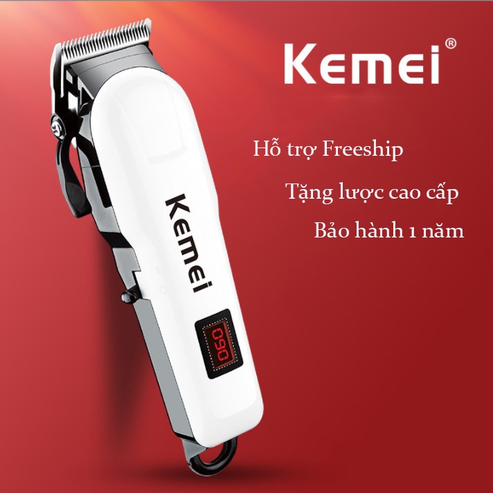 Tông đơ cắt tóc chuyên nghiệp không dây KEMEI KM-809A