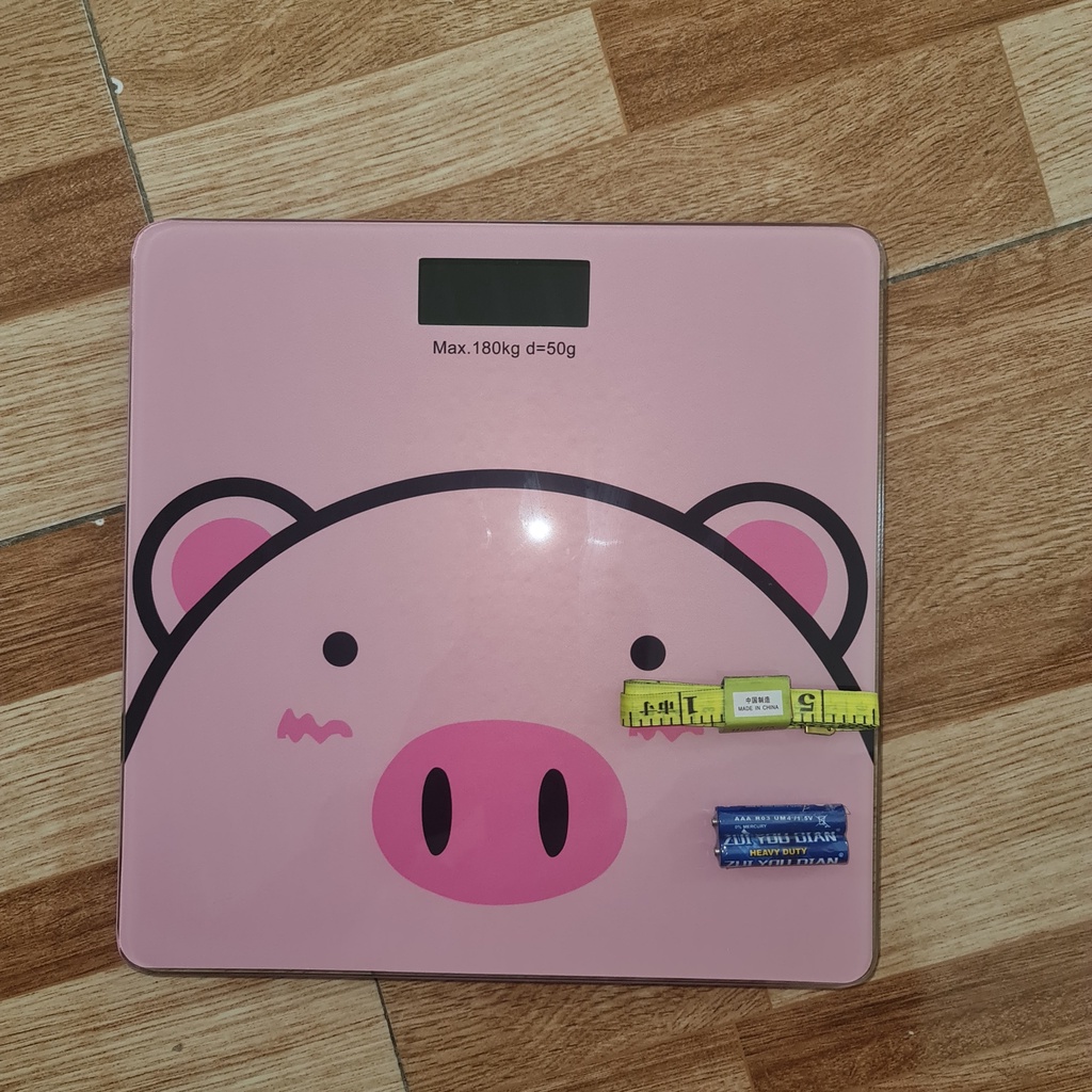 Cân điện tử lợn hồng sức khỏe, cân tiểu ly mini dùng pin tiện dụng cho nhà bếp - DBAVIO