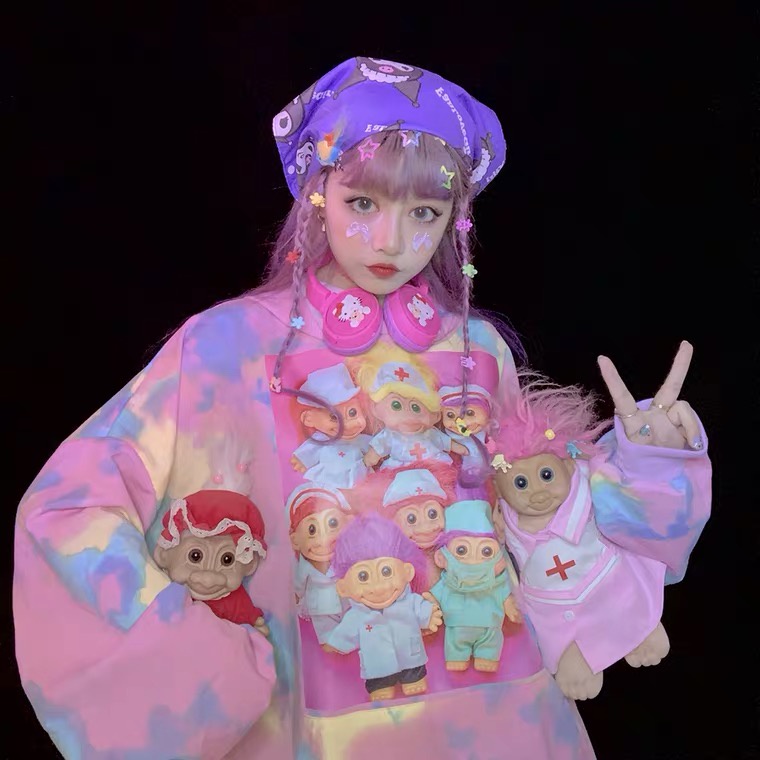 Hoodie Ulzzang Cầu Vồng