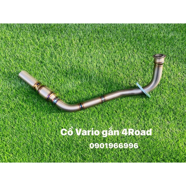 Cổ pô Titan Vario gắn pô 4Road