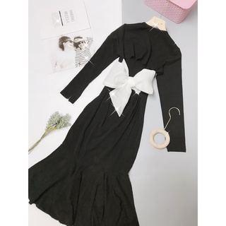ĐẦM BODY NƠ LƯNG ĐUÔI CÁ