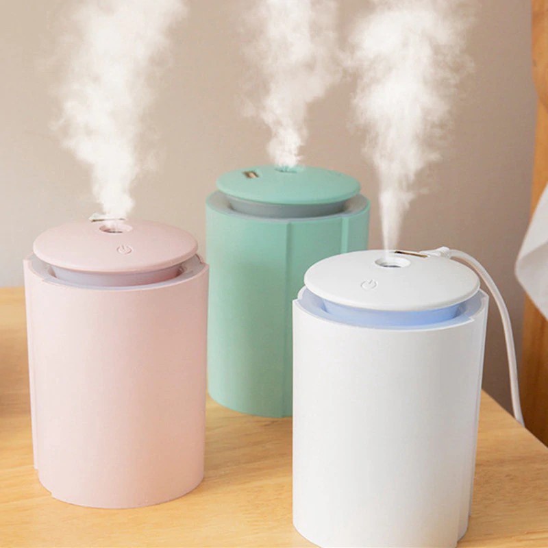 Máy phun sương mini tạo ẩm khuếch tán tinh dầu có đèn 260ml