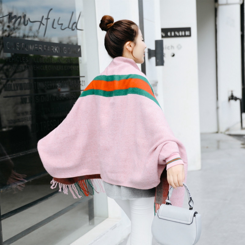 Áo choàng tay dài hai mặt thời trang thanh lịch cho nữ | BigBuy360 - bigbuy360.vn