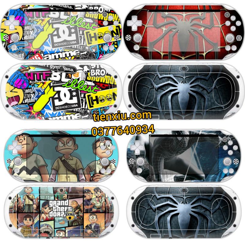 Dán skin lụa psvita 2000 gửi mẫu ngẫu nhiên dành cho PSVITA2000 trang trí và bảo vệ lớp sơn Psvita