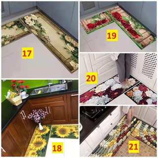 Thanh lý bộ 2 thảm bếp chống trơn 3D