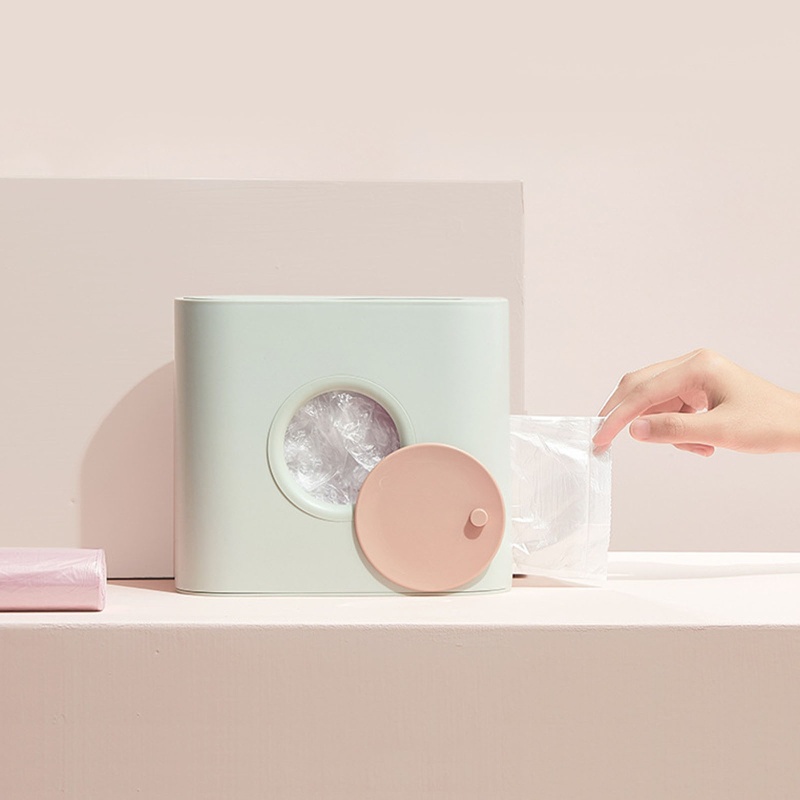 Hộp Nhựa Đựng Túi Rác Có Thể Xoay Tiện Dụng Cho Phòng Tắm / Nhà Bếp