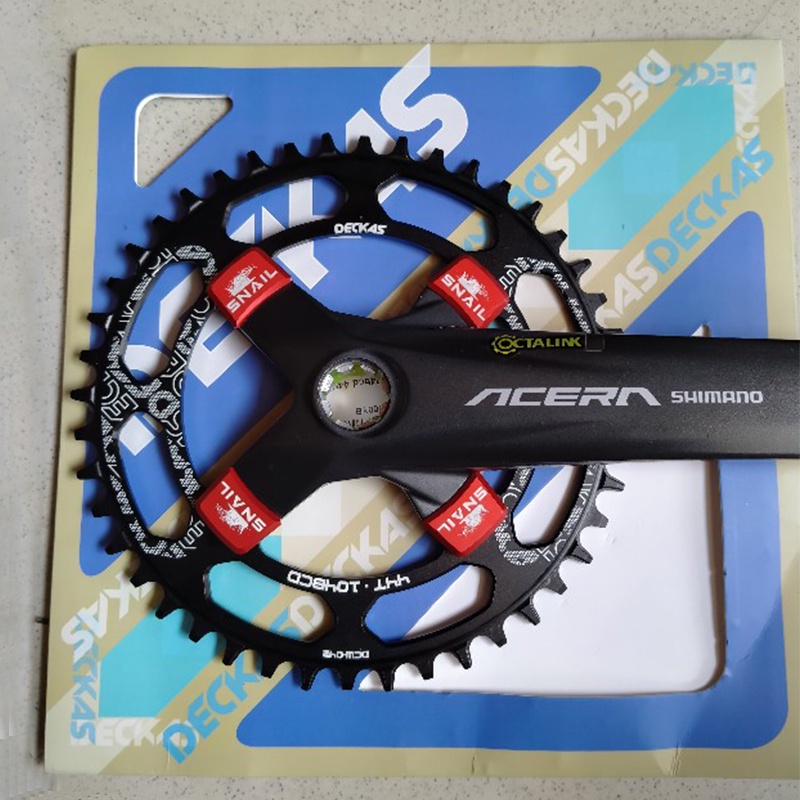 Deckas Bộ 2 Vòng Dây Xích Rộng 40t 42t 44t 46t 48t 50t 52t mtb 104bcd Chuyên Dụng Cho Xe Đạp